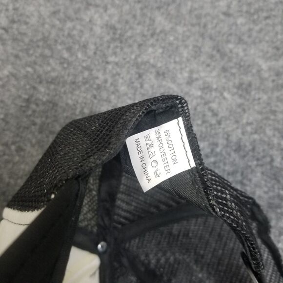 Brand new! Black and white Forklift Certified trucker hat snapback cap snap back - Picture 3 of 4